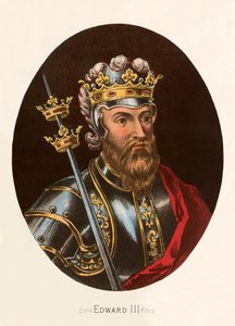 Koning Edward III door English School