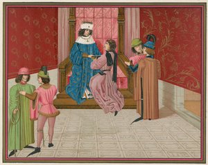 Koning Edward IV en Richard hertog van Gloucester door English School