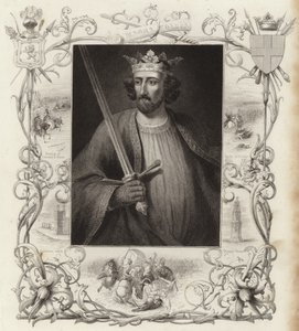 Koning Edward I van Engeland door English School