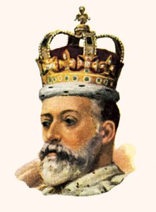 Koning Edward VII door English School