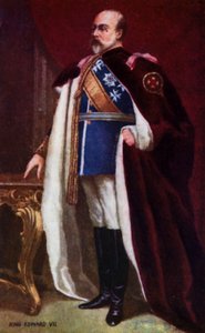 Koning Edward VII door English School