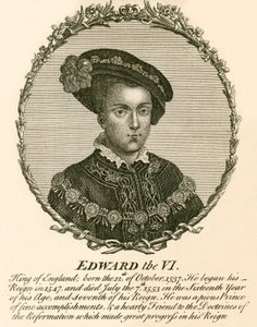 Koning Edward VI door English School