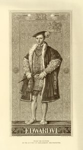 Koning Edward VI door English School