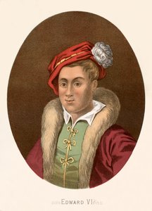 Koning Edward VI door English School