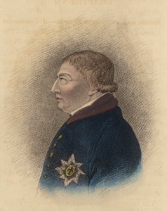 Koning George III, van een schets gemaakt in Windsor tijdens zijn ziekte