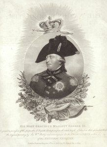 Koning George III van Groot-Brittannië en Ierland door English School
