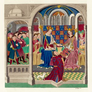 Koning Hendrik VI en zijn hof door English School
