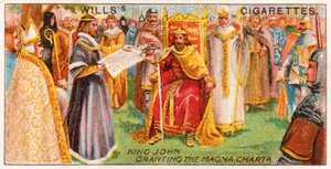 Koning Jan verleent de Magna Charta