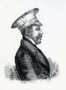 Koning Moshoeshoe I (c.1786-1870) (gravure) door English School