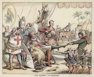 Koning Richard I in Palestina
