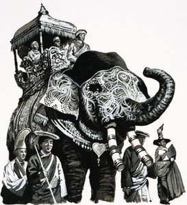 Koning van Nepal door English School
