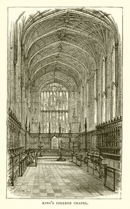 Kapel van Kings College door English School