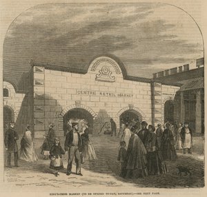 Kings Cross Market, te openen op zaterdag 8 augustus 1868 door English School