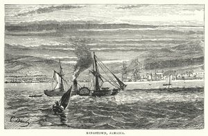 Kingstown, Jamaica (gravure) door English School