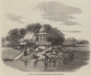 Kiosk in het Bois de Boulogne door English School