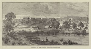 Klipdrift, bij de diamantmijnen, Zuid-Afrika door English School