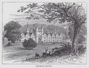 Knowle House (gravure) door English School