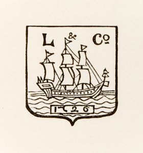 L & Co Ship 1726 logo gebruikt door Longmans Green and Company
