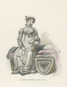 La Belle Assemblee, Londen, 1814 door English School