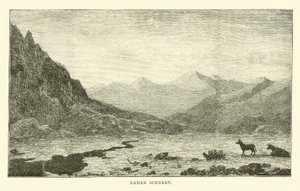 Ladak Landschap door English School