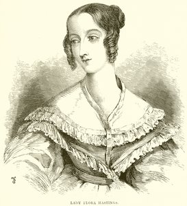 Lady Flora Hastings door English School