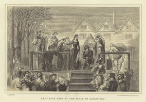 Lady Jane Grey op de executieplaats