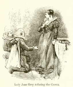 Lady Jane Grey weigert de Kroon door English School