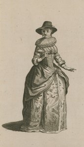 Burgemeestersvrouw van Londen in het jaar 1640 door English School