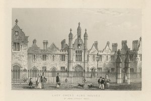 Lady Owens armenhuizen op St John Street Road door English School