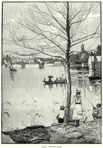 Lake Wendouree (gravure) door English School