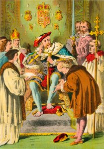 Lambert voor Hendrik VIII door English School