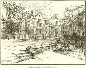 Lambeth Palace, vanuit de Tuin door English School