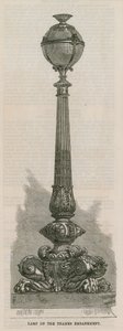 Lamp op de Thames Embankment, Londen door English School