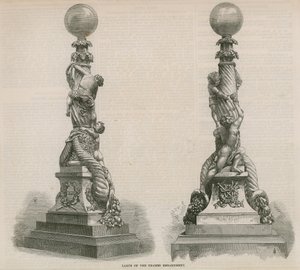 Lampen van de Thames Embankment
