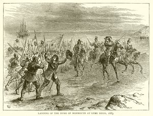 Landing van de hertog van Monmouth bij Lyme Regis, 1685