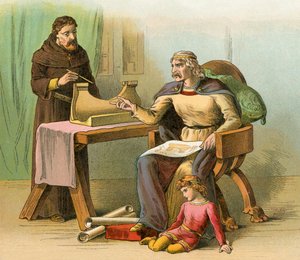 Laatste jaren van het bewind van koning Robert: Scheepsbouw door English School