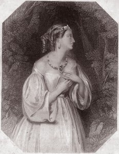 Lavinia, dochter van Titus, verloofde van Bassianus (Titus Andronicus of La Tres Lamentable Roman Tragedie door Titus Andronicus) in - 