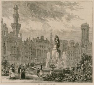 Leicester Square, Londen, in 1874