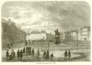 Leicester Square, circa 1750