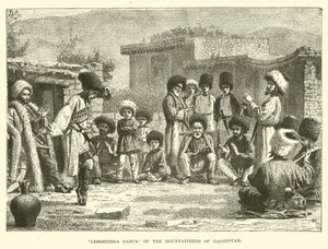 Lesghinska dans van de bergbewoners van Daghestan door English School