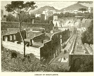 Bibliotheek van Herculaneum