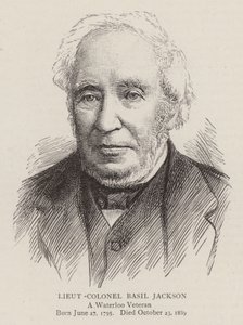 Luitenant-kolonel Basil Jackson door English School