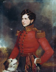 Luitenant Edward Hope Smith Bowdich (1822-82) ca.1840 door English School