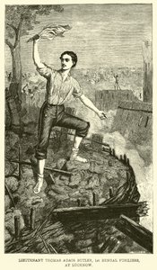 Luitenant Thomas Adair Butler, 1e Bengal Fusiliers, in Lucknow door English School