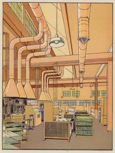Light Engineering Factory (kleurenlitho) door English School
