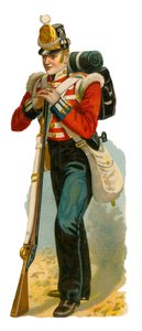 Lichte Infanterist ten tijde van George IV door English School