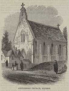 Littlemore Kerk, Oxford (gravure) door English School