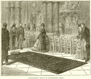 Livingstones graf in Westminster Abbey
