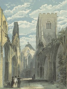 Llandaff Kathedraal, Schip kijkend naar het Westen door English School