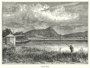 Loch End (gravure) door English School